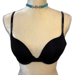 Calvin Klein NWOT Black Demi Bra Women 36C *Pls See Description*